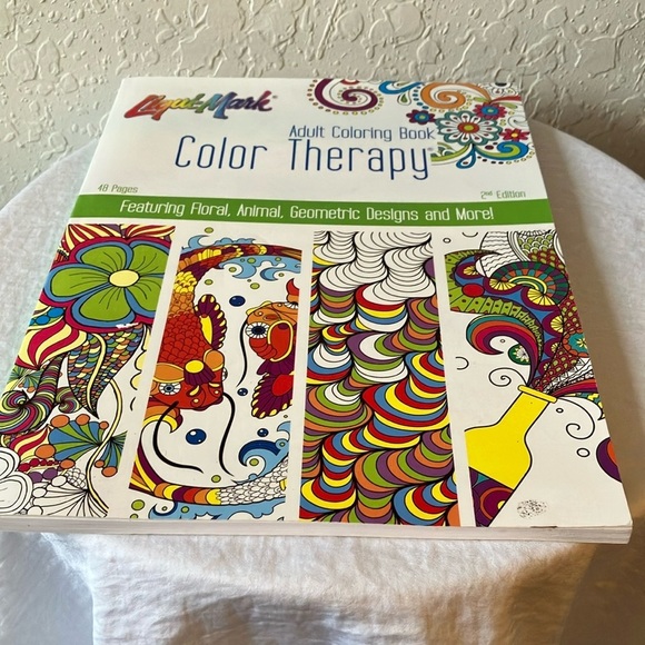 Liqui-Mark: Color Therapy Adult Coloring Book- 48 pages- 2016 - Picture 14 of 16